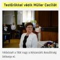 Testőröket kapott Müller Cecília országos tisztifőorvos.